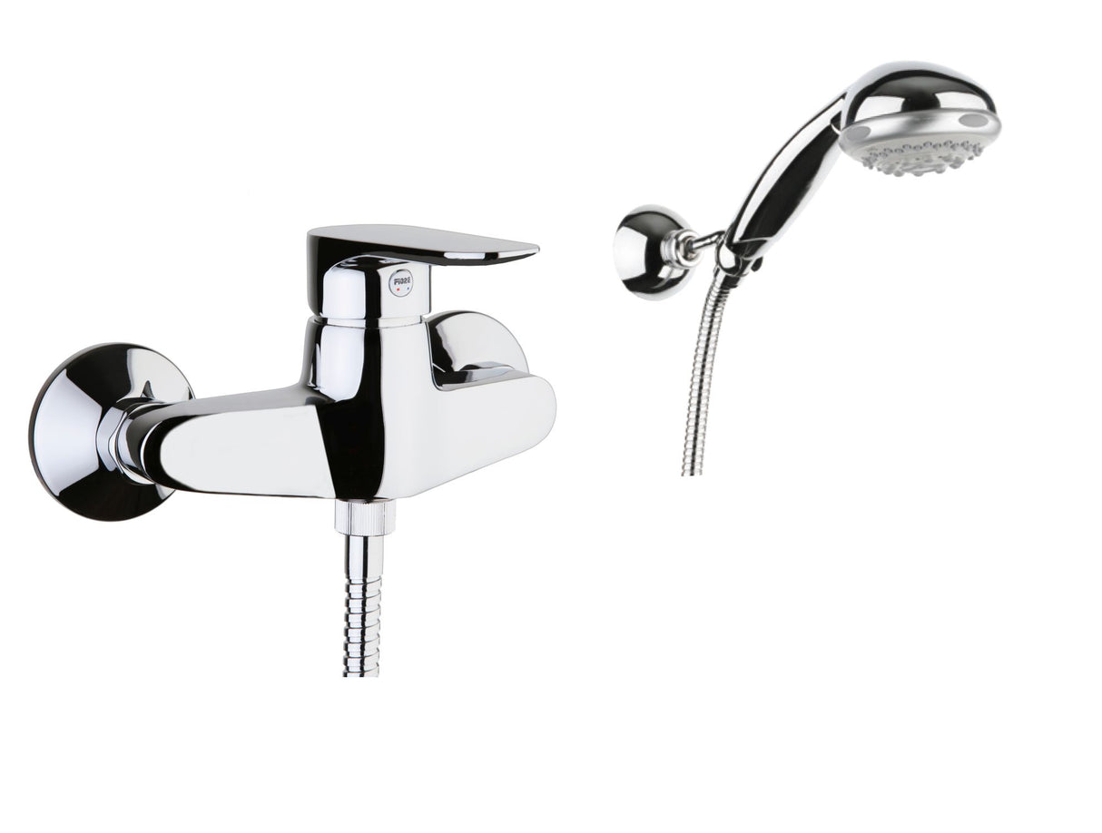 Fiore kevon miscelatore doccia esterna con doccetta