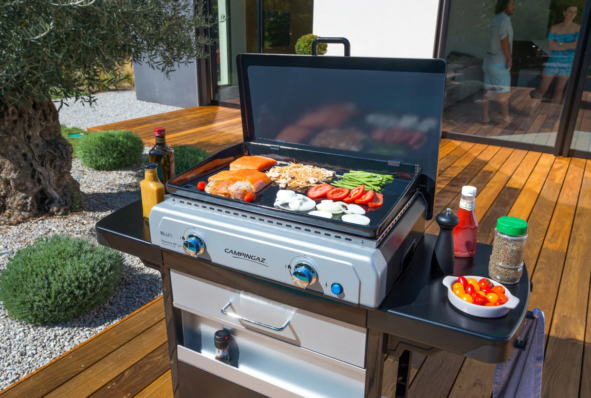 Barbecue a gas da tavolo bf plancha lx 6kw camp