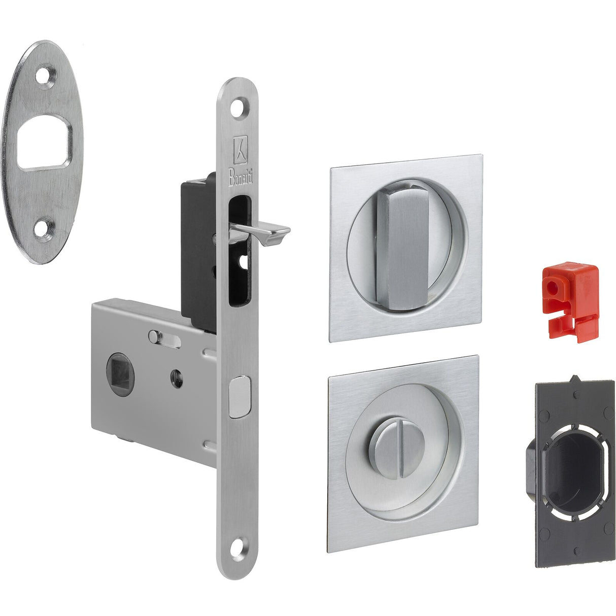 Kit porta scorr nicchia quadra easy g500t cro sat