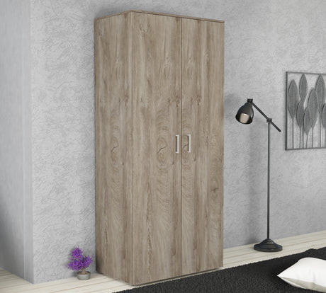 Kit armadio 2 ante 87x50x195 rovere k105