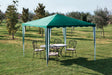 Gazebo in acciaio e poliestere 300x300 cm verde