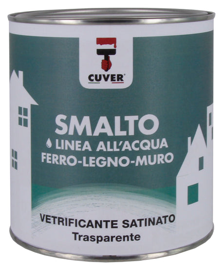 Smalto vetrificante cuver traspar satinato 750 ml