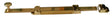 Catenaccio in ottone cromo satinato 300 mm