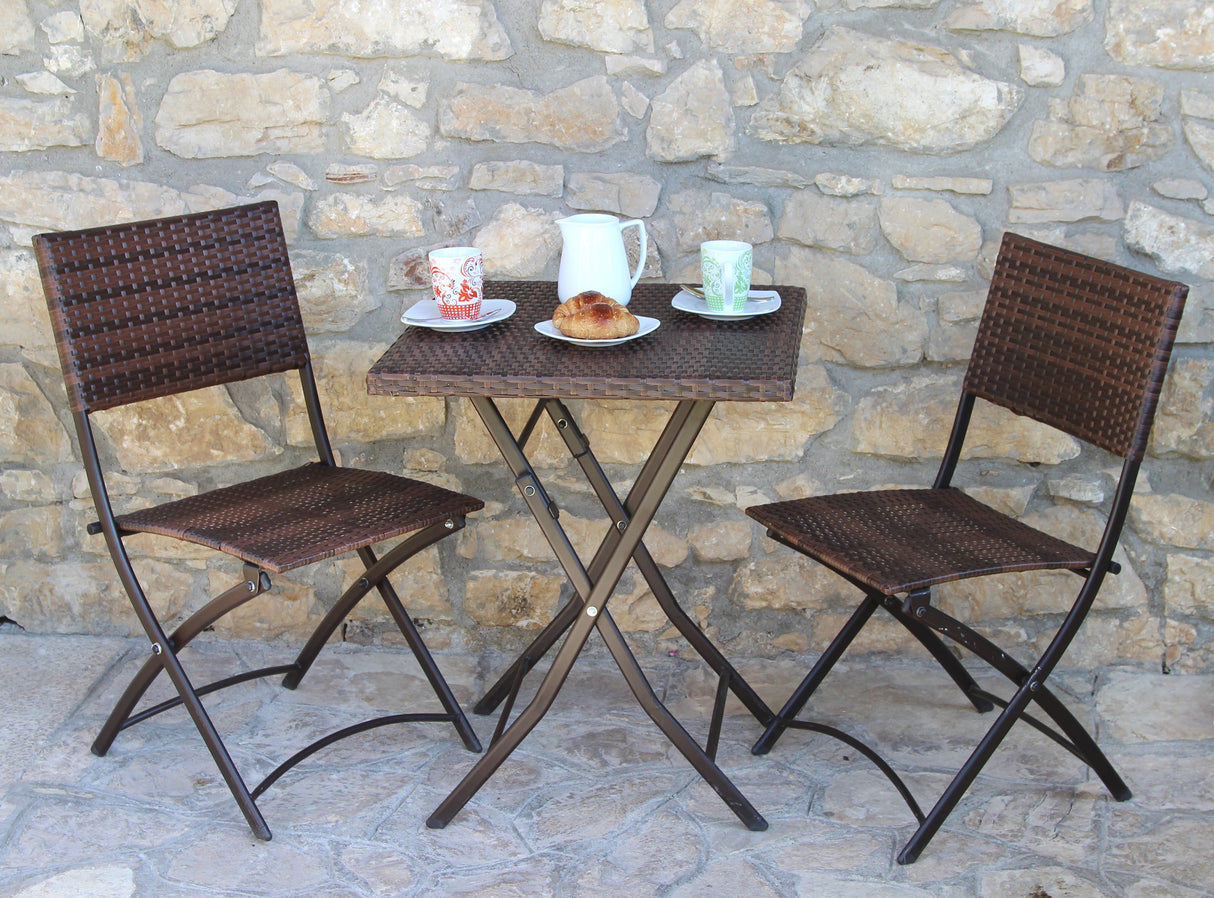 Set duetto- tavolino + 2 sedie