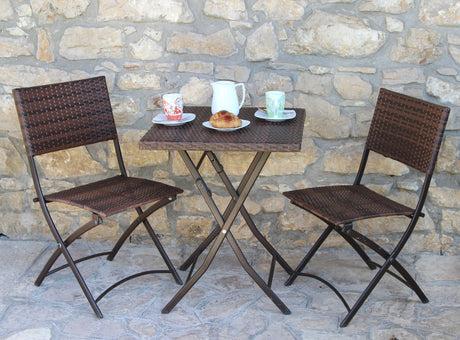 Set duetto- tavolino + 2 sedie