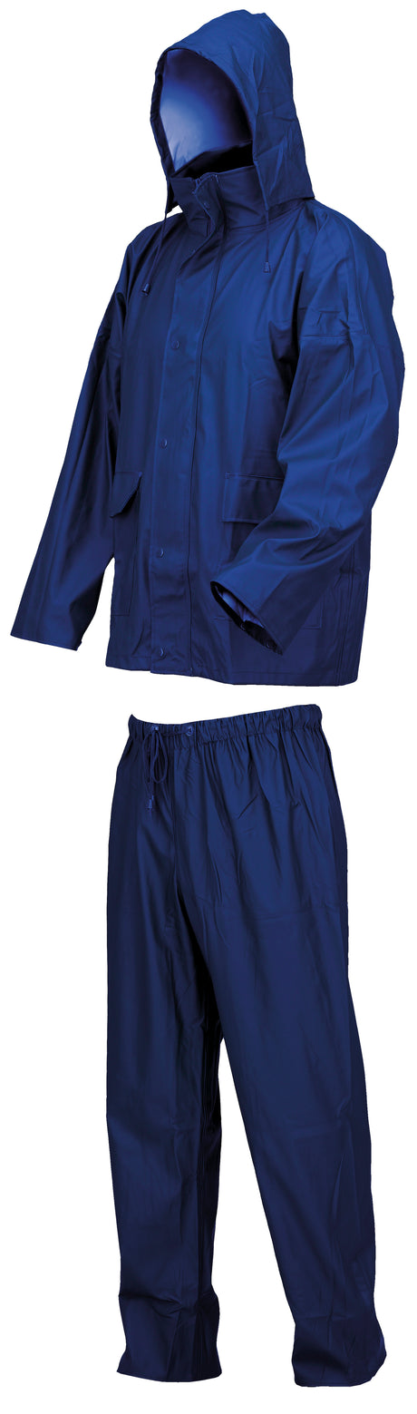 Completo impermeabile lluvia tg. xxl  blu