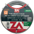 Cavetto acciaio zincato antigiro 133f d 3  25 m