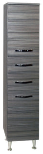 Colonna antonella 2 ante + 2 cassetti 160 palissandro