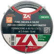 Cavetto acciaio zincato antigiro 133f d 5  25 m