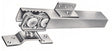 Guida in alluminio porte scorrevoli  71/ 90 cm kit