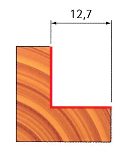 Fresa widia per battute 32-50006 11,1 mm