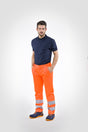 Pantalone alta visibilit arancio tg.  l