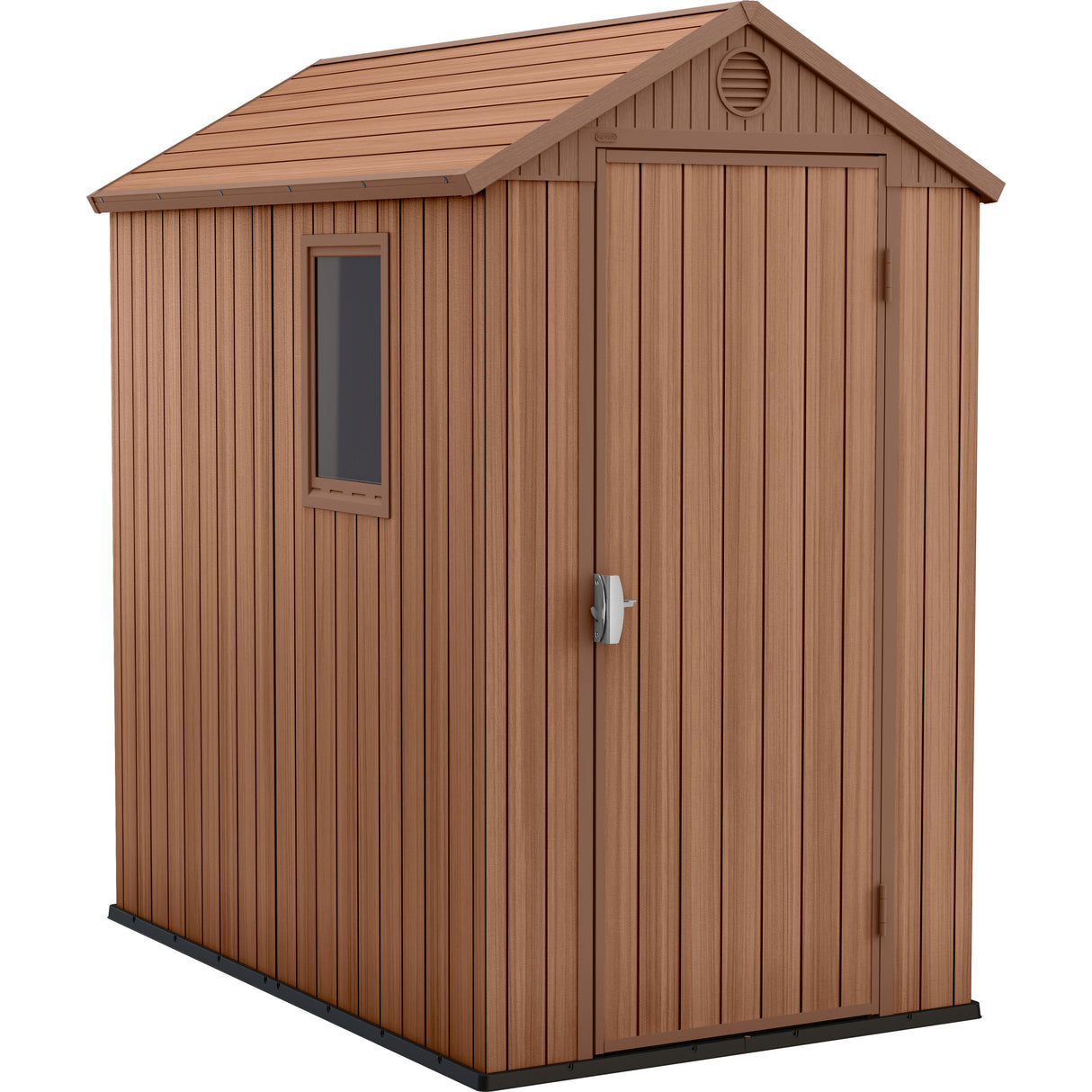 Casetta keter darwin eff legno brown 125,8x184,5x205
