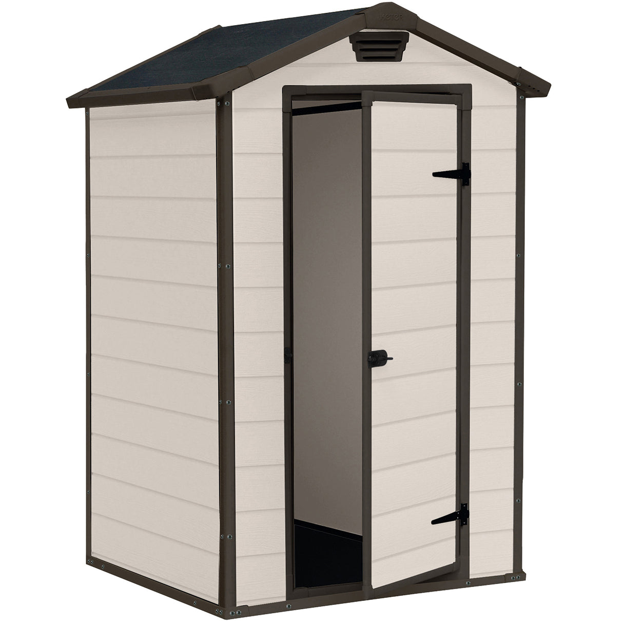 Casetta keter manor eff legno beige 129x103x196