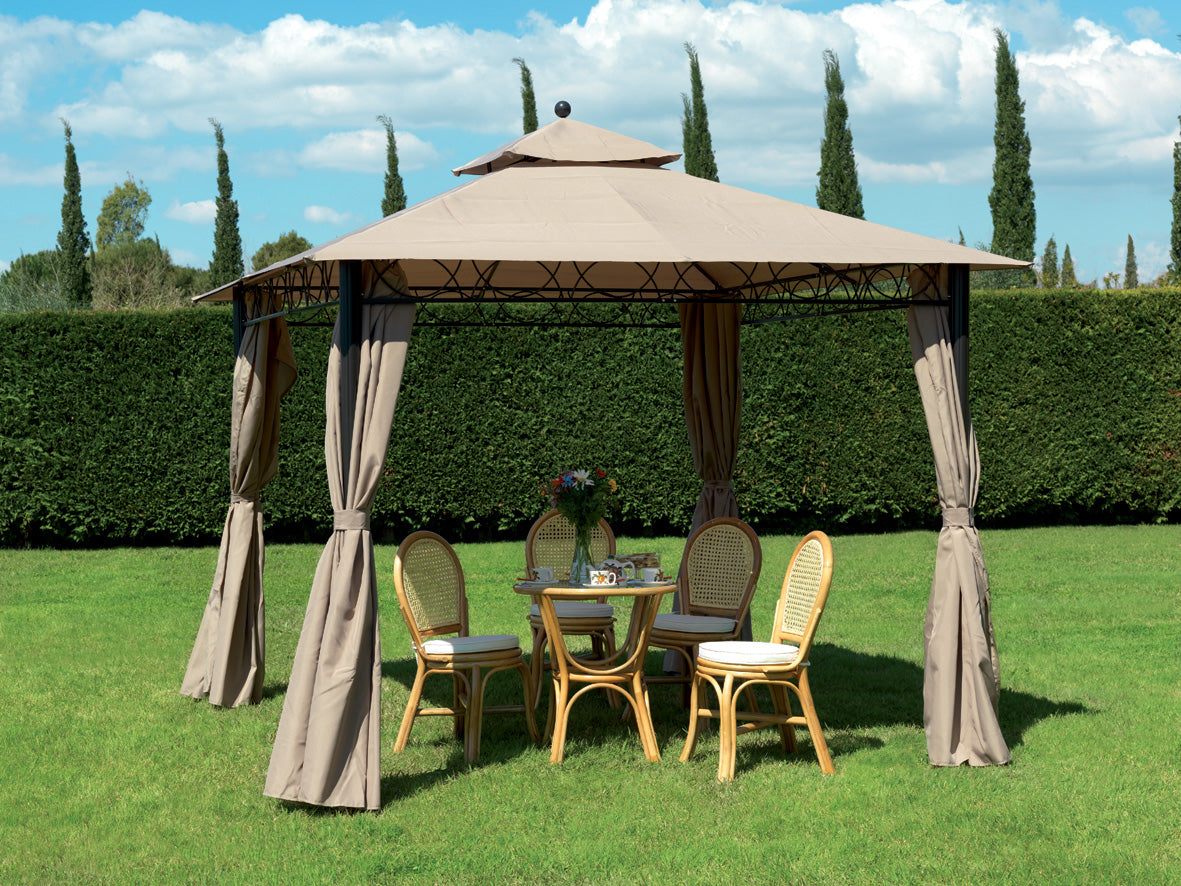 Gazebo in acciaio eden 300x300 cm yf-3290