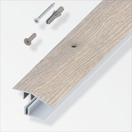Terminale a scivolo per parquet rovere grigio 100 cm