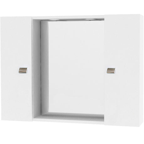 Specchio da bagno 198 con 2 ante bianco