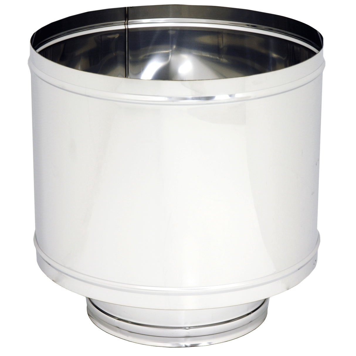 Fumaiolo a botte inox aisi 304 d 20 cm