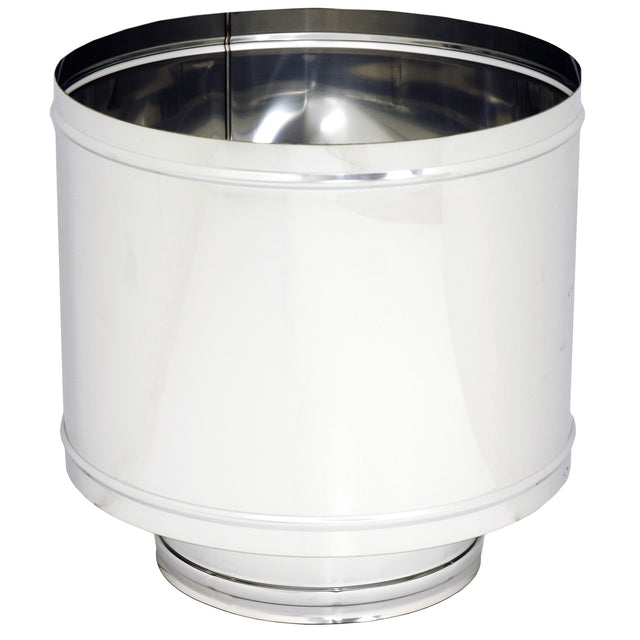 Fumaiolo a botte inox aisi 304 d 20 cm