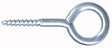 Occhioli a vite 23x100 d 6,00 x 40 mm
