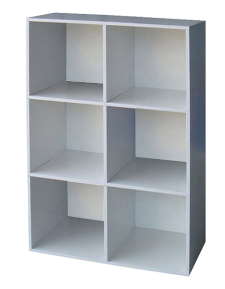 Libreria cubo  6 61xh91 cm bianco