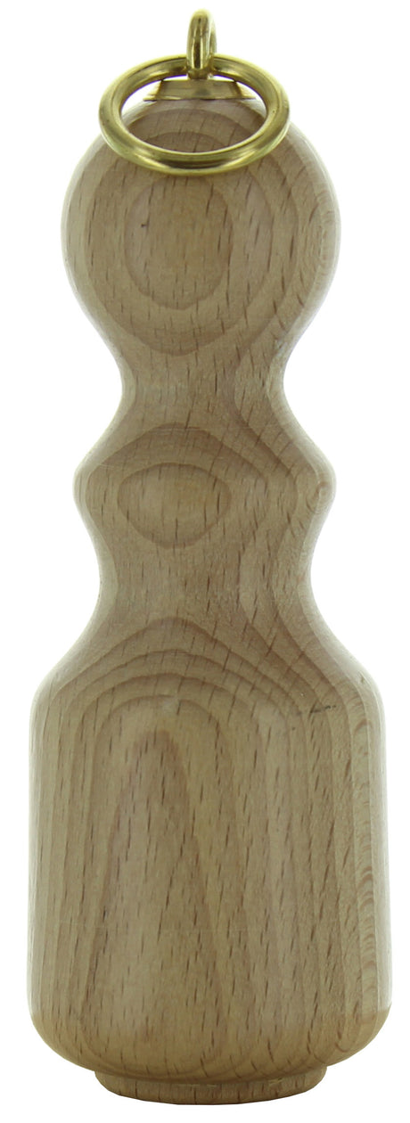 Fiocco per tende in legno naturale*