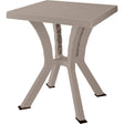 Tavolo rigoletto elite cm 60x60 tortora