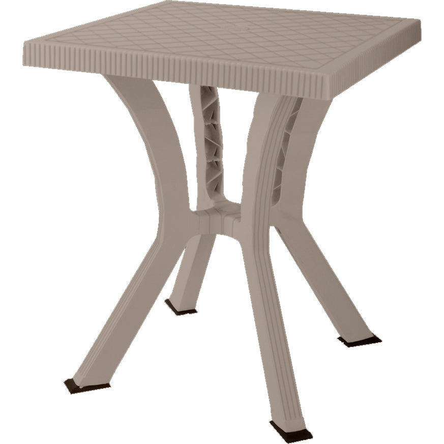 Tavolo rigoletto elite cm 60x60 tortora
