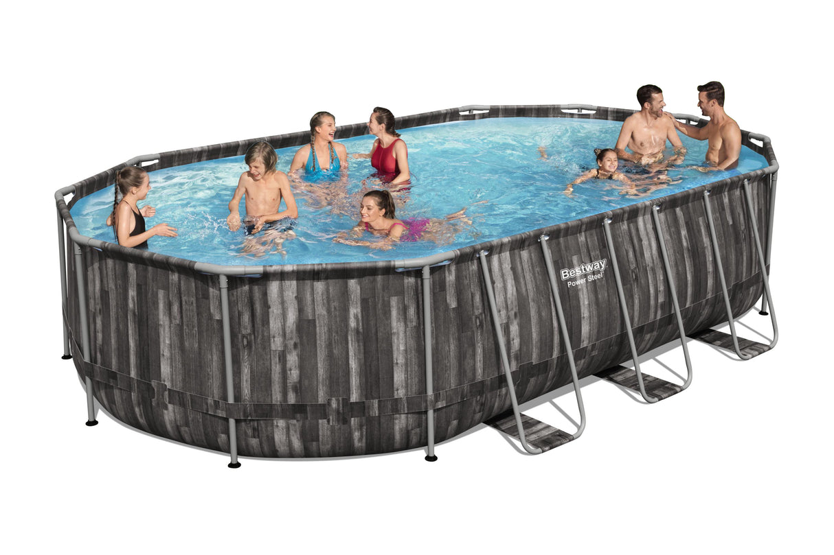 Piscina c/telaio ovale com.610x366x122h 5611r