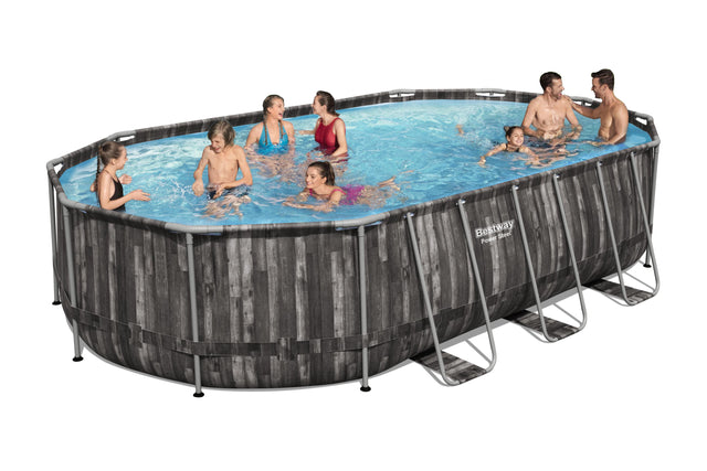 Piscina c/telaio ovale com.610x366x122h 5611r