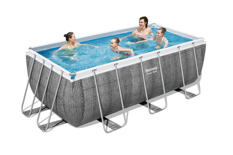 Piscina c/telaio completa 412x201x122h 56722