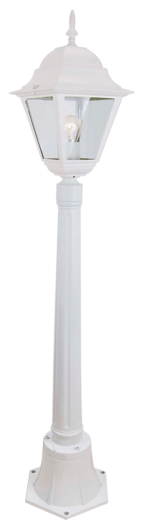 Lampione new york h 110 cm 1 luce bianco