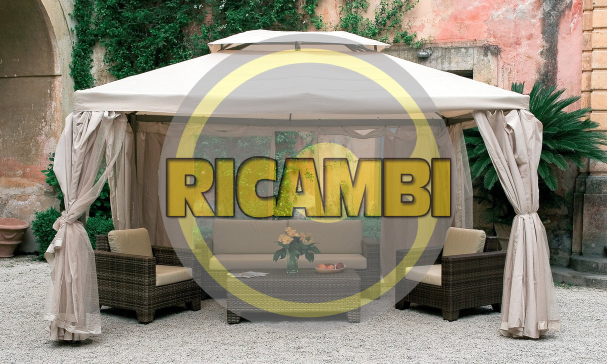 Set 4 teli laterali per gazebo sahara 4x4 m