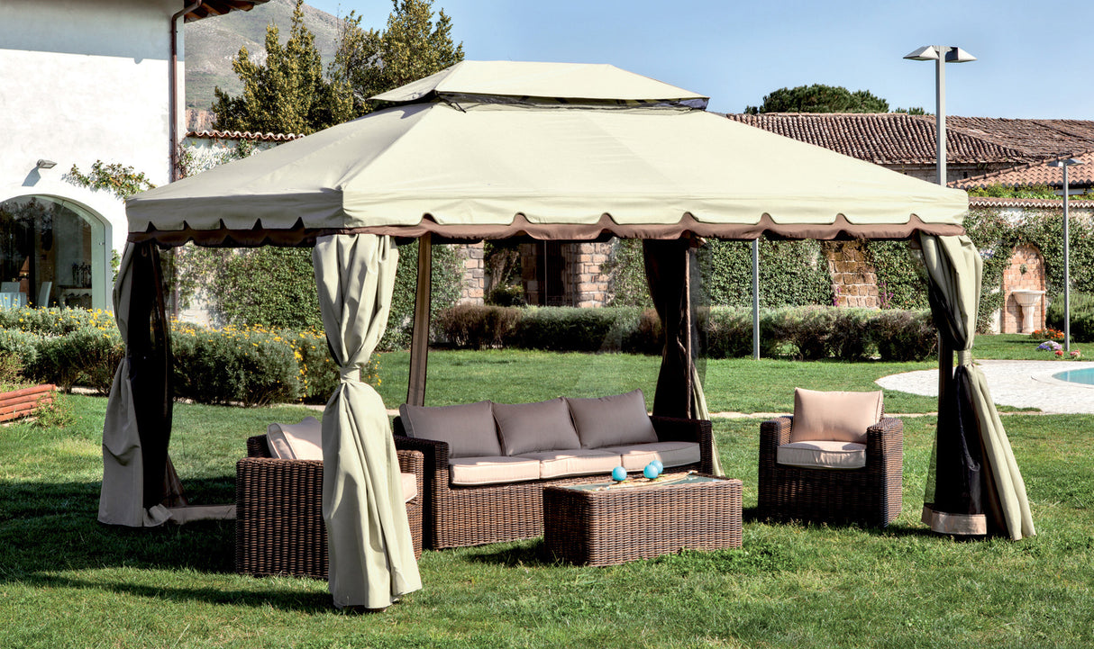 Gazebo in alluminio adventure 300x400 cm