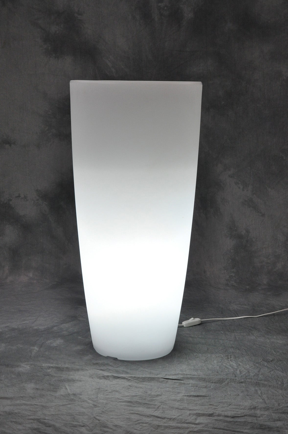 Vaso home light tondo d 40x90 cm ghiaccio bianco