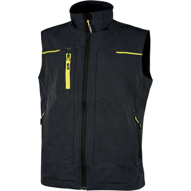 U-power gilet saturn nero/giallo tg.  m