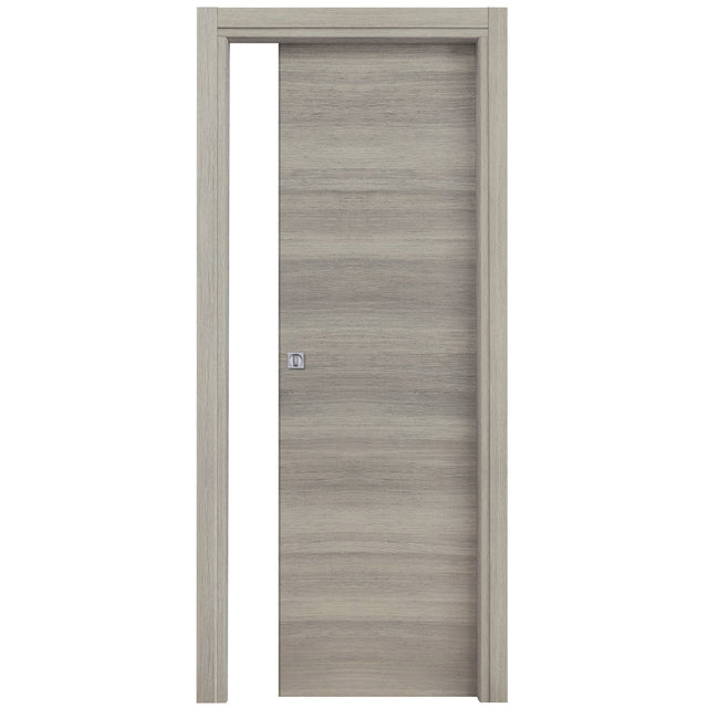 Porta microtec 210x90 scorrev. rovere grigio