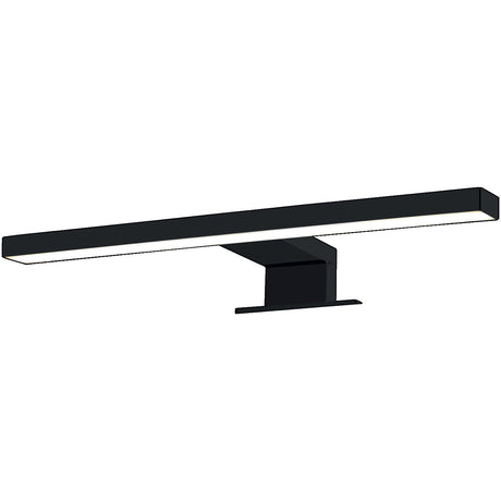 Applique da bagno led cm. 30 nero lampo