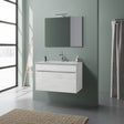 Mobile bagno bogota 2 ante 80 sosp. rovere bianco