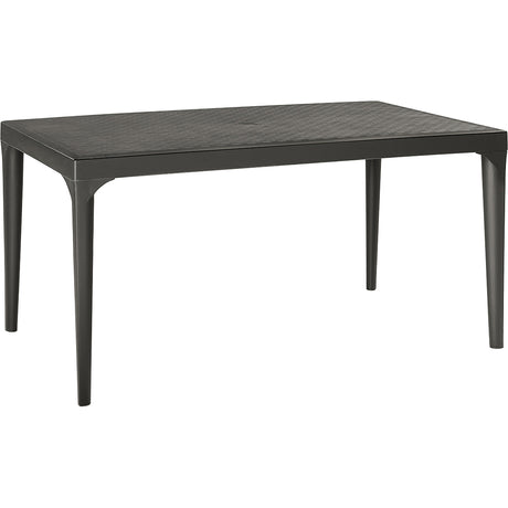 Tavolo resina oslo 150x90xh74 cm antracite