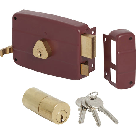 Cisa 50121 50 mm dx serratura appl. legno cil. fisso