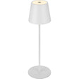 Lampada da tavolo bt10003 batt ricaricab bianco