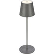 Lampada da tavolo bt10004 batt ricaricab grigio