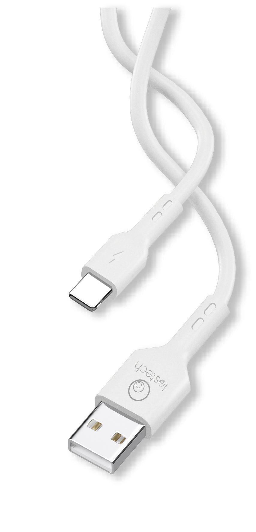 Cavo usb flessibile 3m bianco lightning