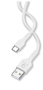 Cavo usb flessibile 1,5m bianco type c