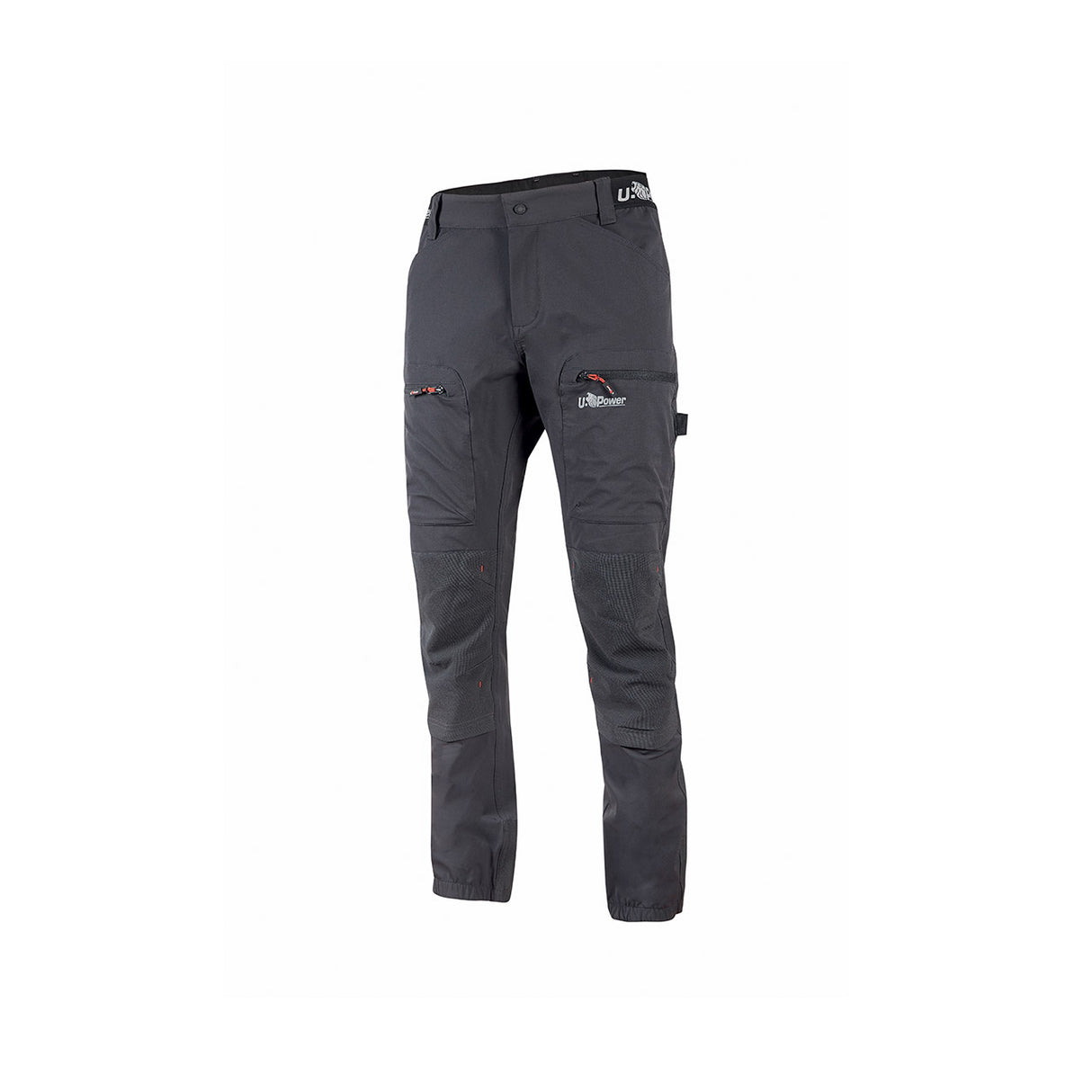 U-power pantalone estivo harmony slim grigio tg.xxl