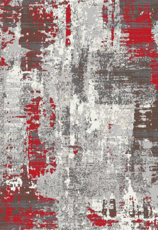 Tappeto decora rosso dis.001 110x170 cm