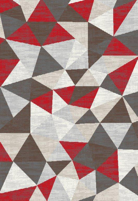 Tappeto decora rosso dis.002  60x110 cm