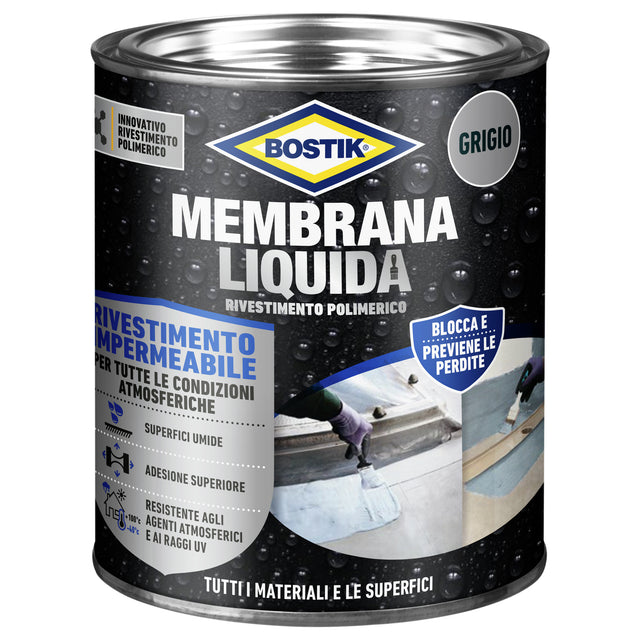 Bostik membrana liquida rivest polim 1 kg grigio