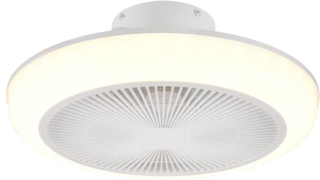 Plafoniera con ventilatore mjolby 46 cm 30w bianco